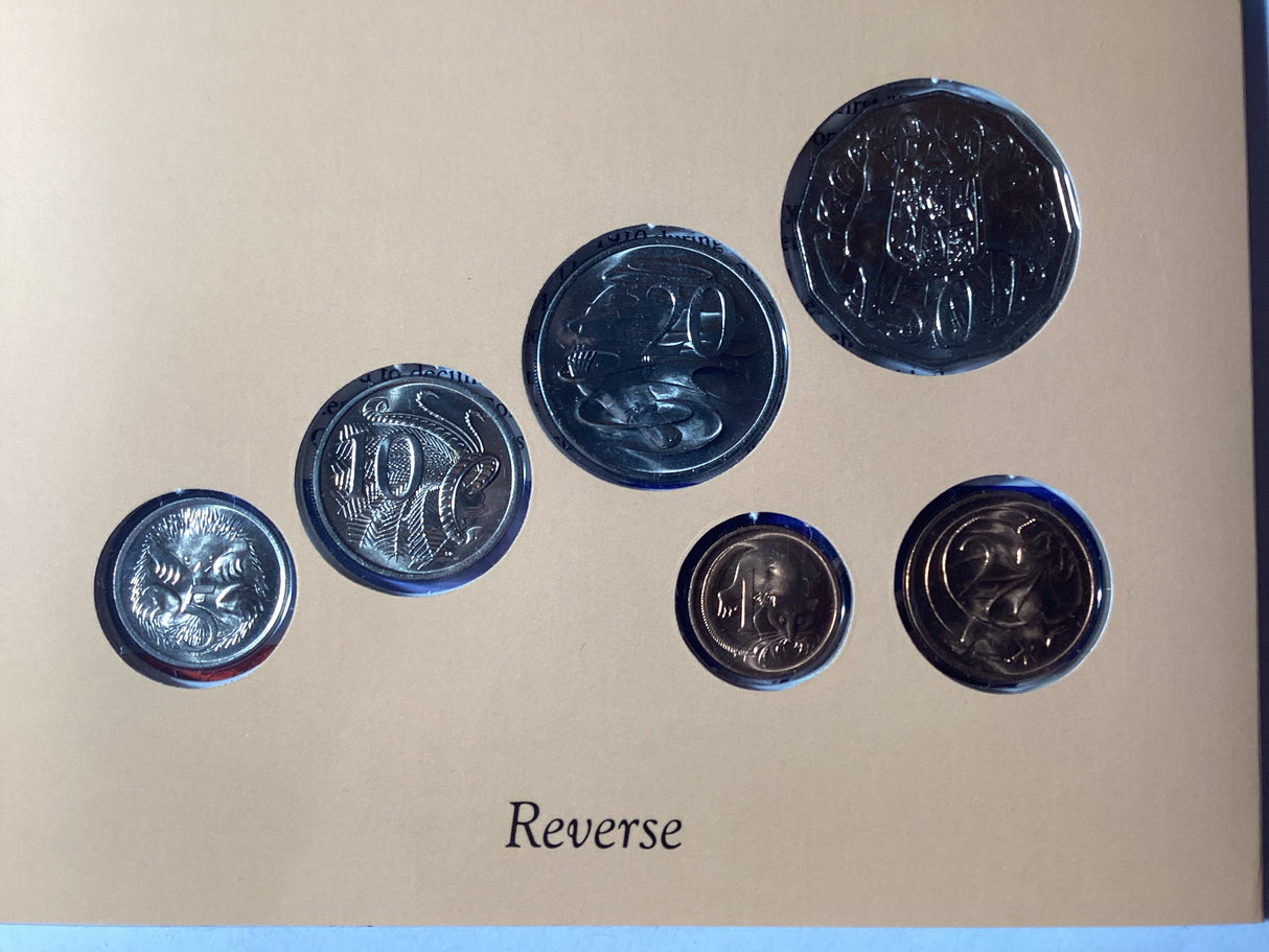 1980 Australian Uncirculated Coin Set. Sherwood.