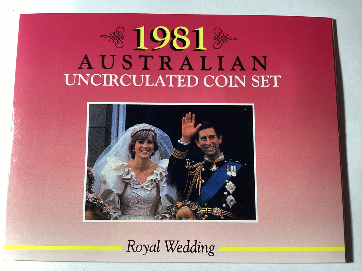 1981 Australian Uncirculated Coin Set. Sherwood.