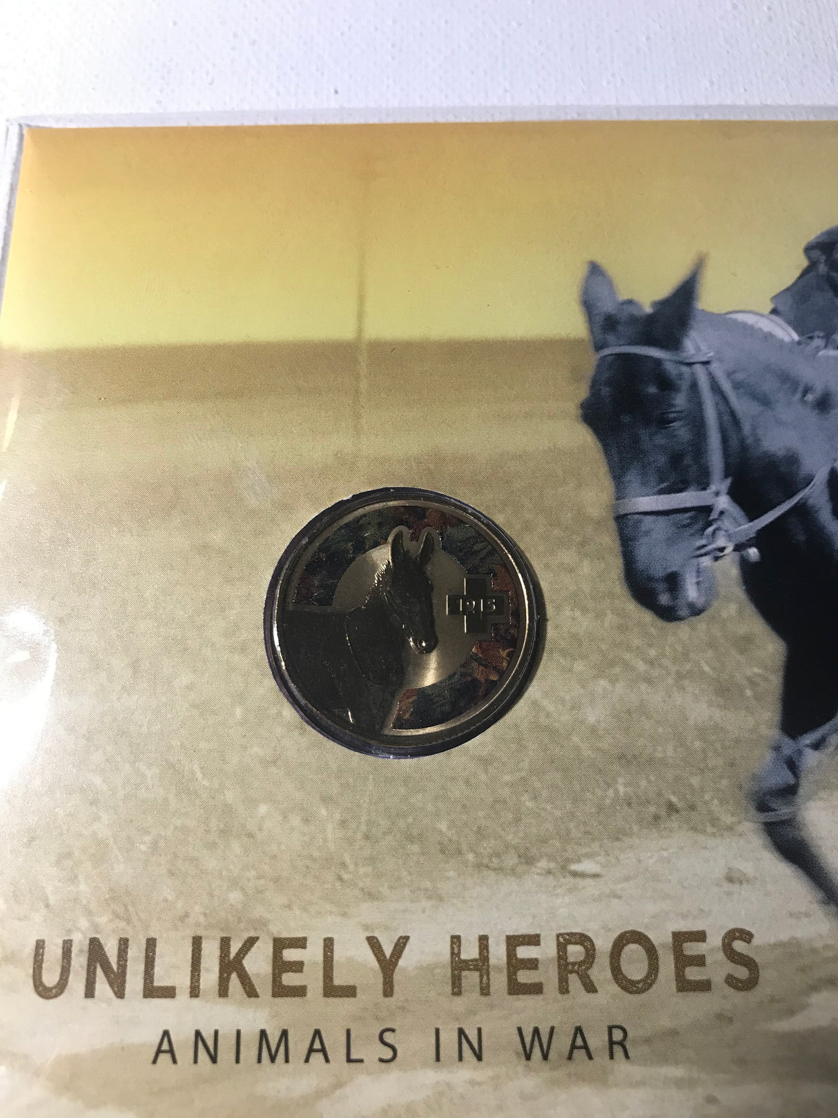 2015 PNC $1 Unlikely Heroes. Animals in War. Donkey