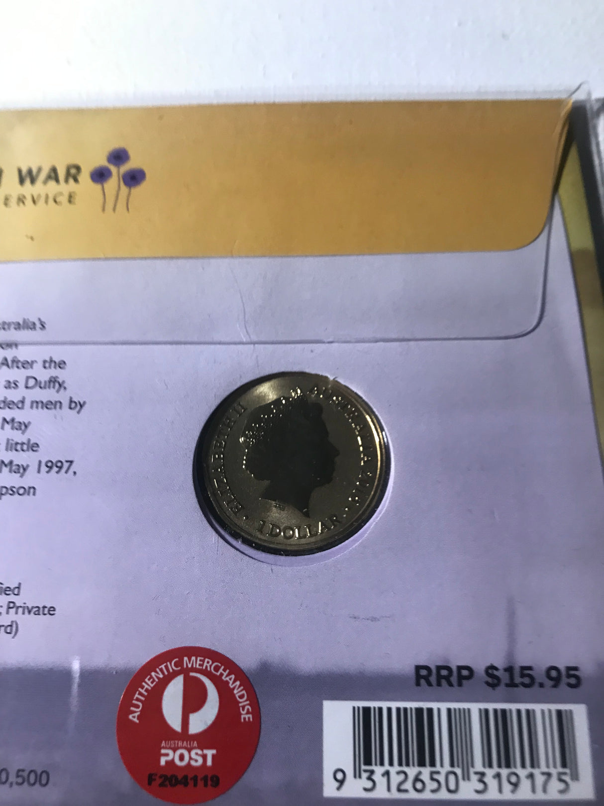 2015 PNC $1 Unlikely Heroes. Animals in War. Donkey