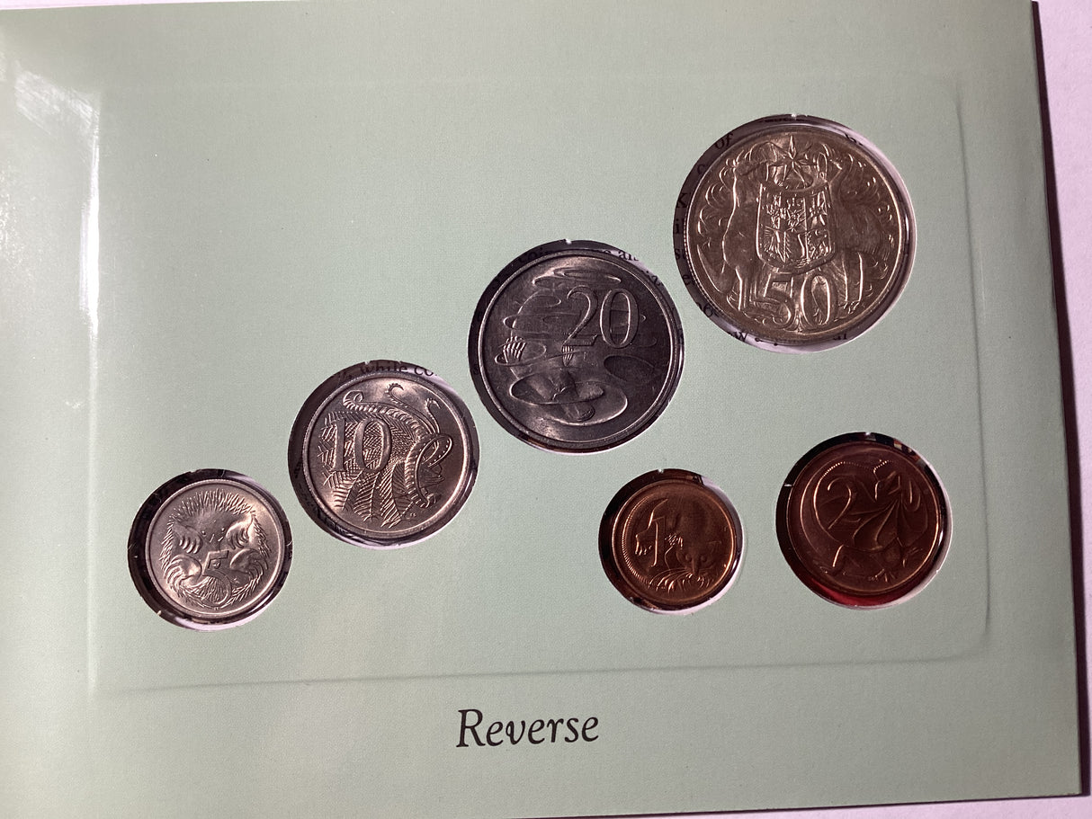 1966 Australian Uncirculated Coin Set. Sherwood.