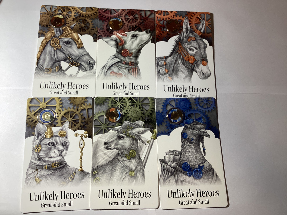 2015 $1 Coloured Frosted Uncirculated Coin Set. Unlikely Heroes. Great and Small.