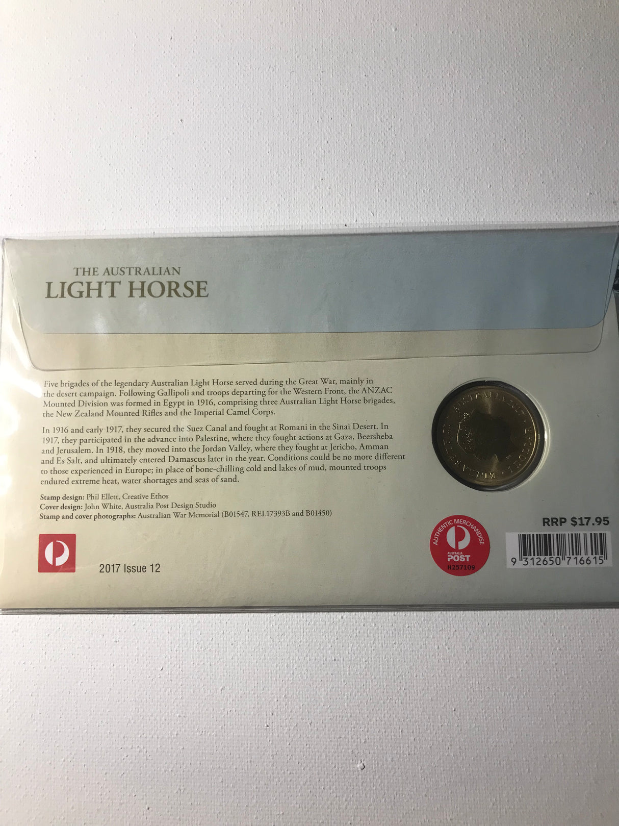 2017 PNC $1. The Australian Light Horse