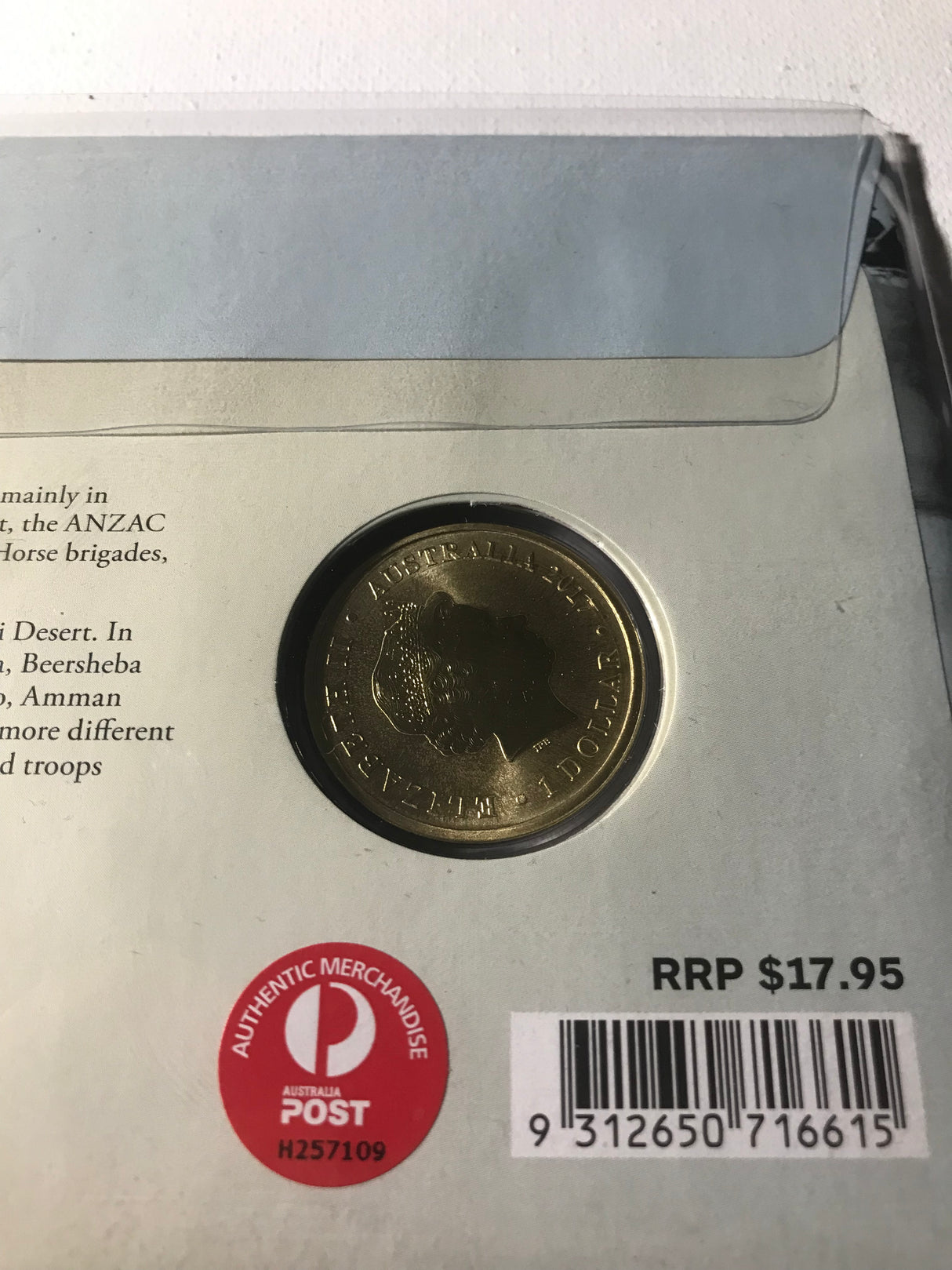 2017 PNC $1. The Australian Light Horse