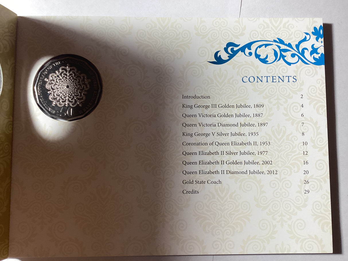 2013 50c Royal Jubilee’s Booklet and Stamp Set.