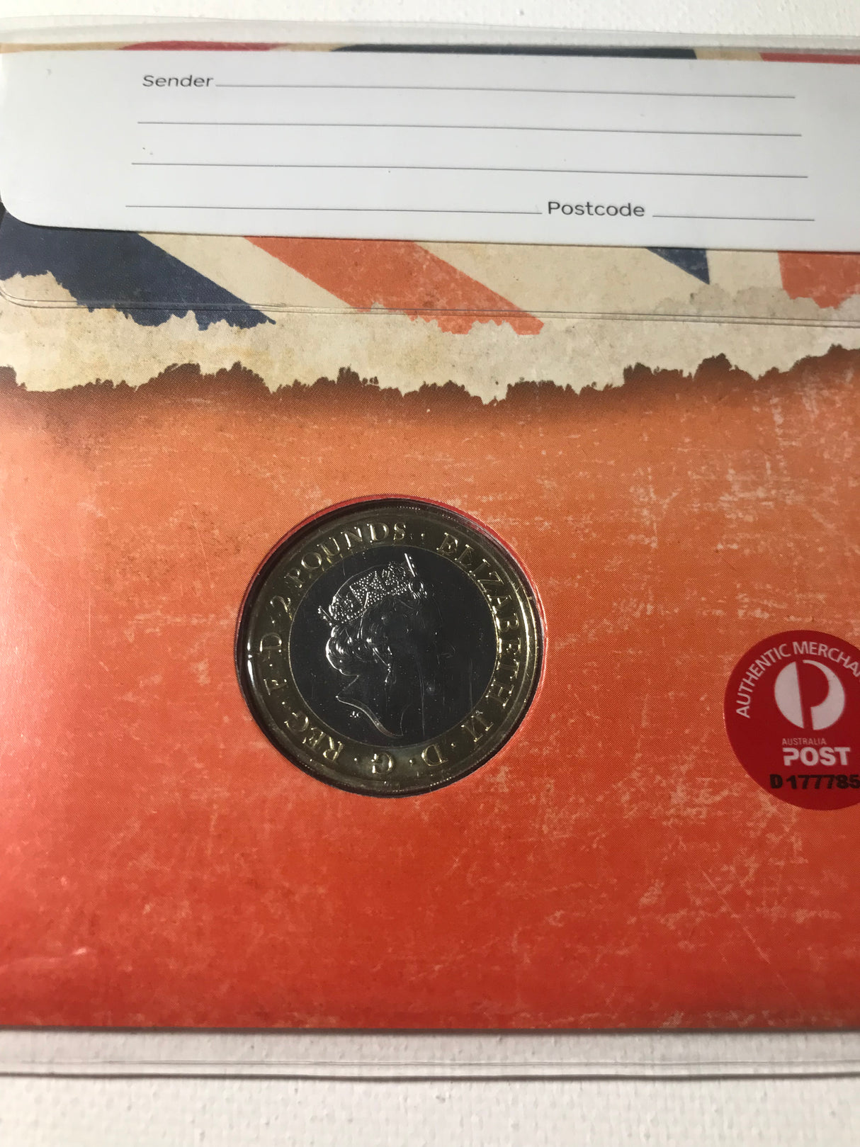 2016 The Great War 2 Pound PNC. Limited Edition 2,500 Made.