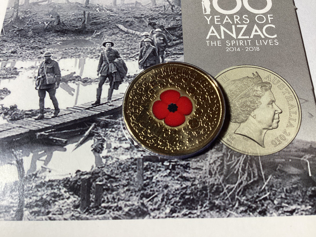 2015 $1 War Heroes Red Poppy.