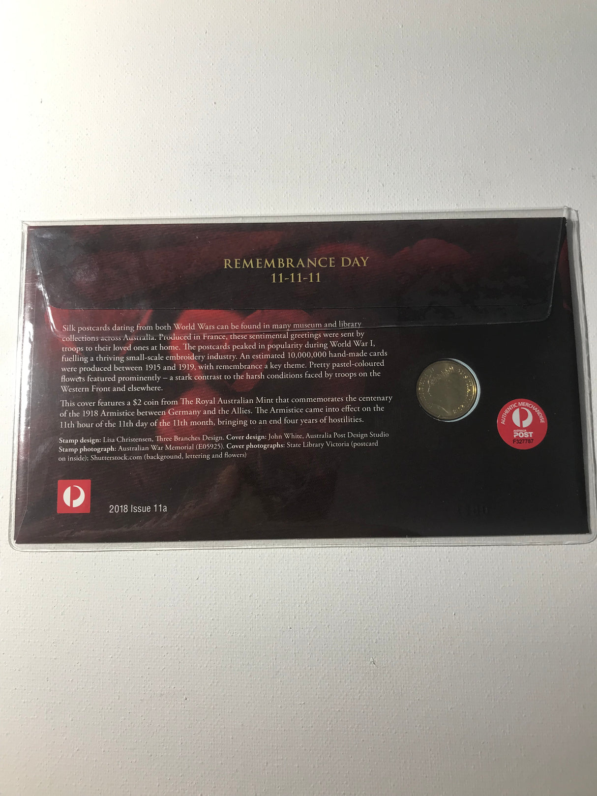 2018 PNC $2 Armistice Remember impressions 1111 made