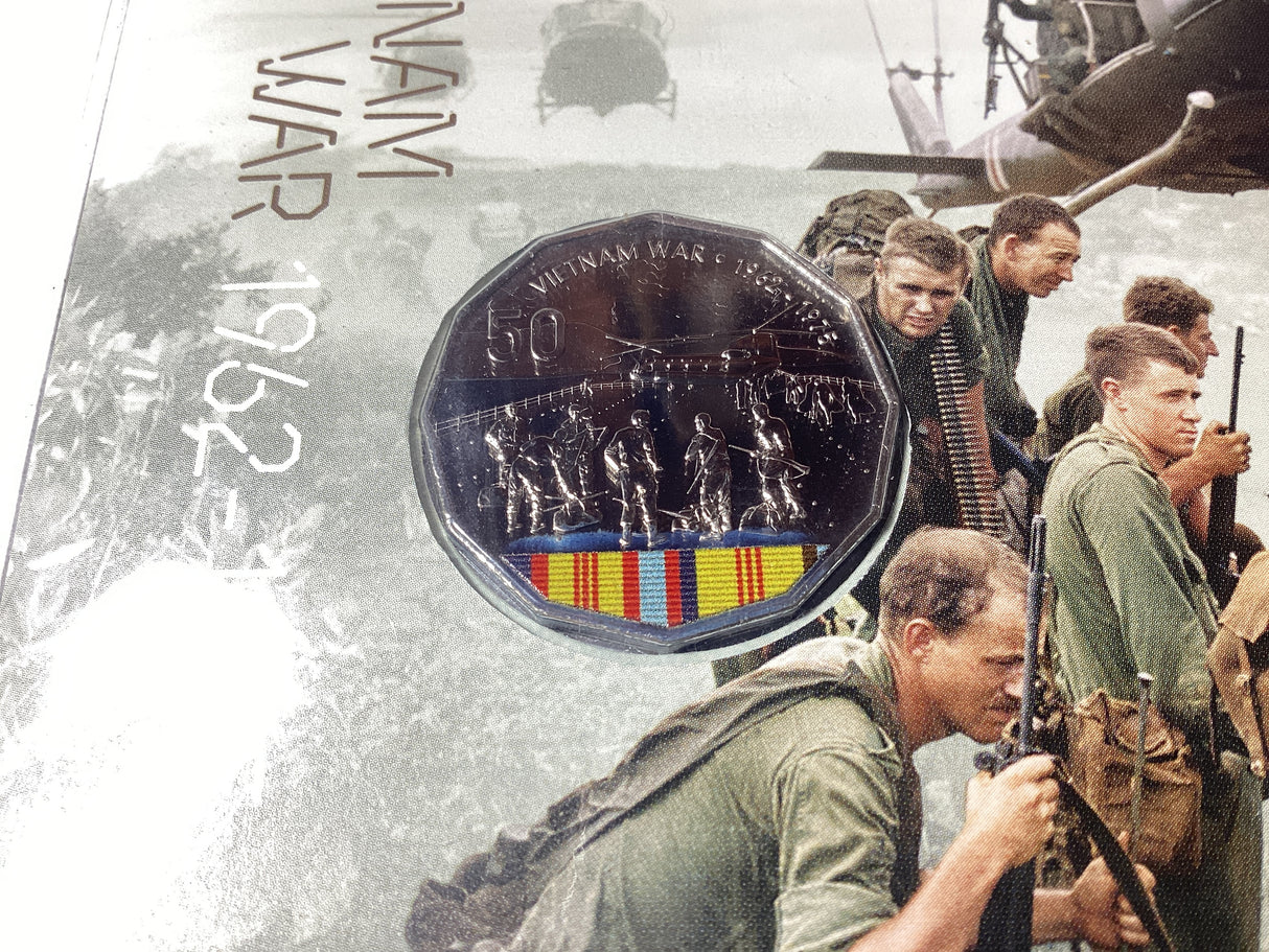 2016 50c PNC. Australia at War. Vietnam War. ANDA Sydney.