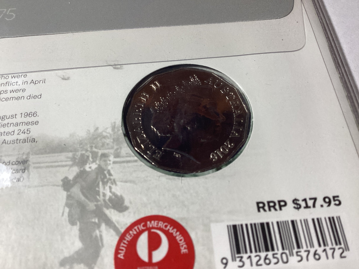 2016 50c PNC. Australia at War. Vietnam War. ANDA Sydney.