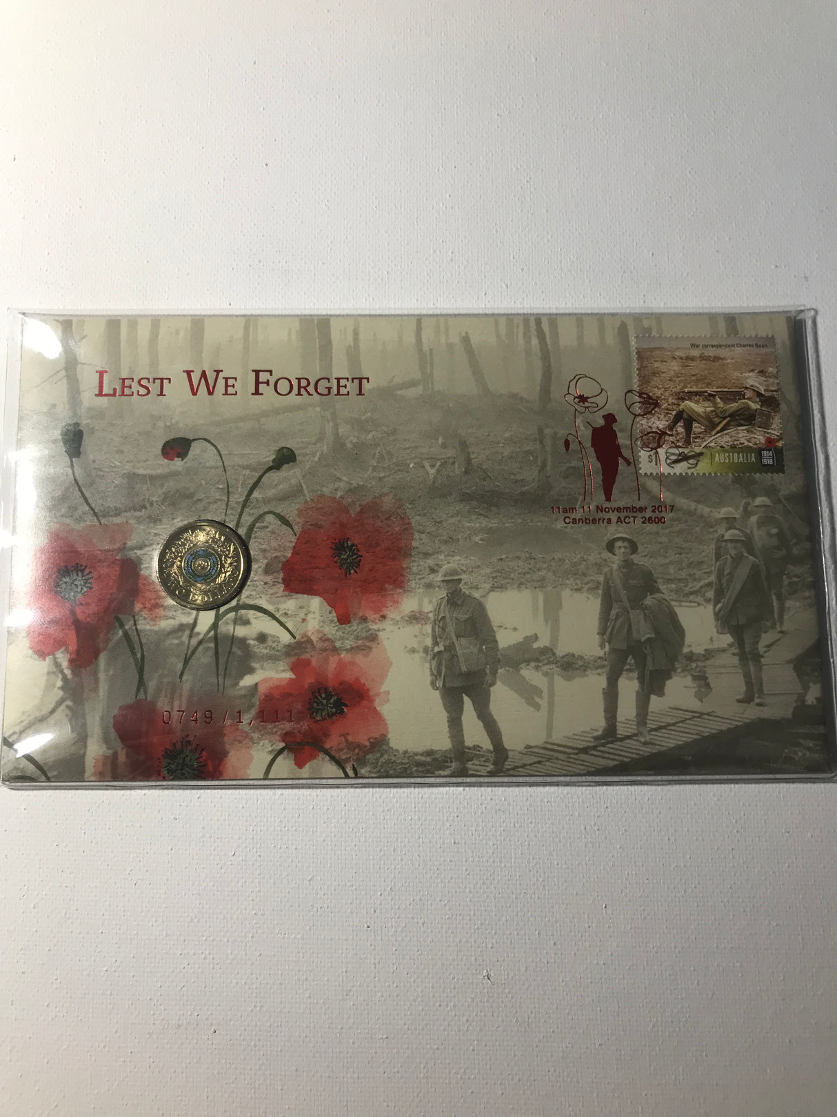 2017 PNC $2 Rosemary Lest We Forget. Impressions 1111 made