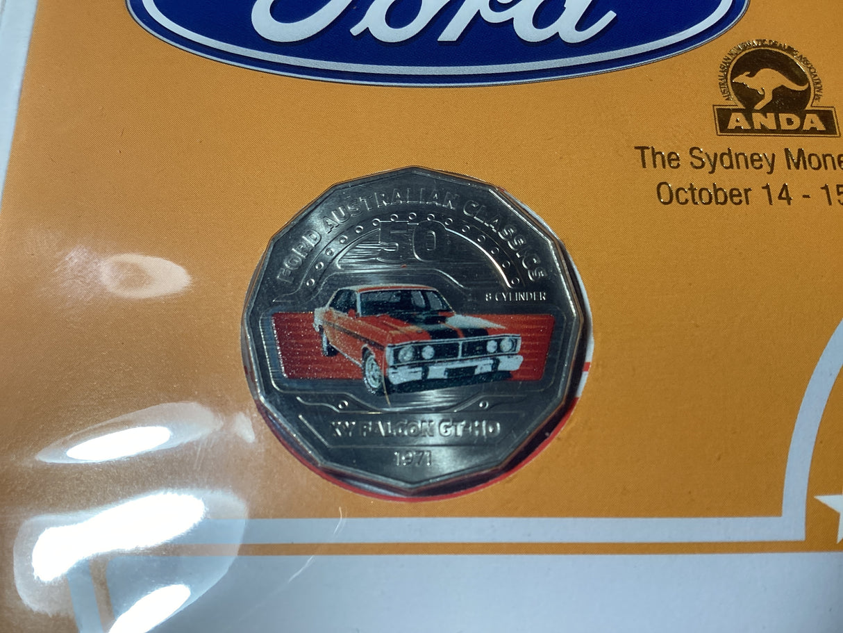 2017 50c PNC. Ford. 1971 XY Falcon GTHO Phase III. ANDA Sydney.