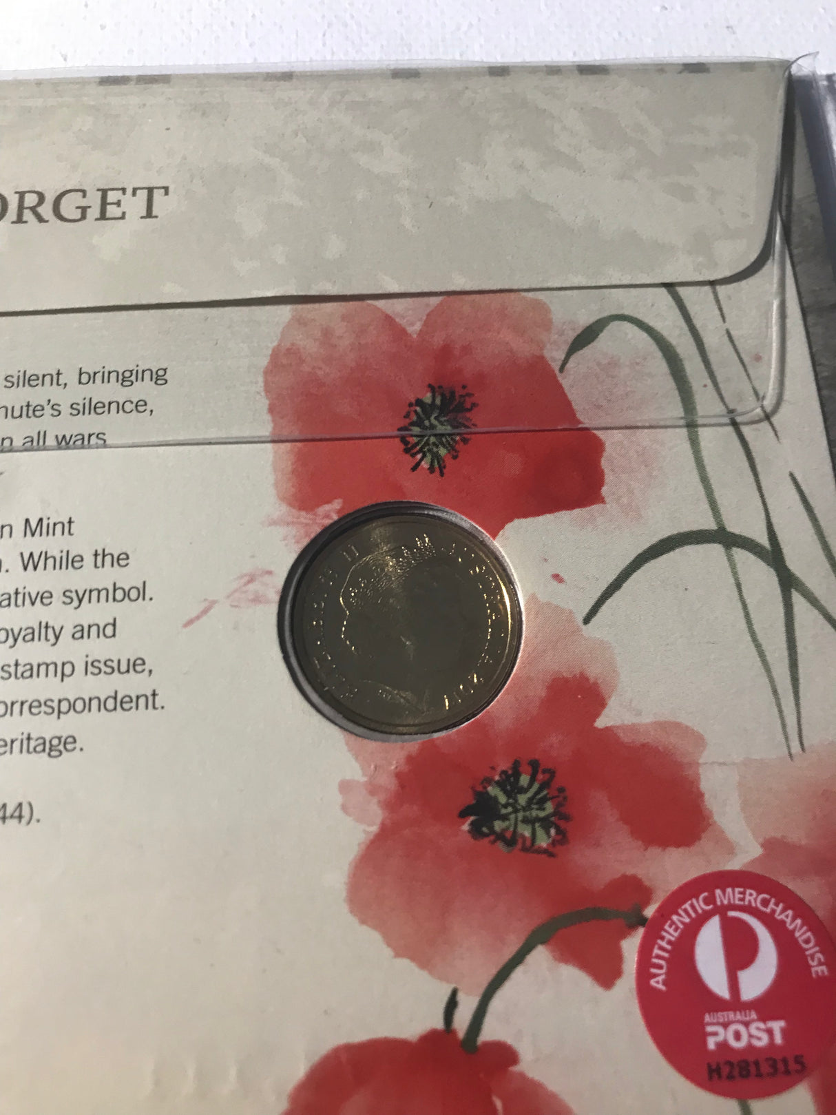 2017 PNC $2 Rosemary Lest We Forget. Impressions 1111 made