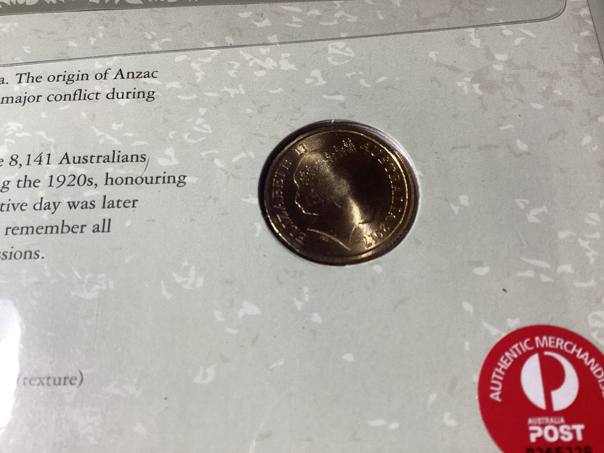 2017 $2 PNC. 'C' mintmark. Lest We Forget. Mosiac. ANDA Brisbane.