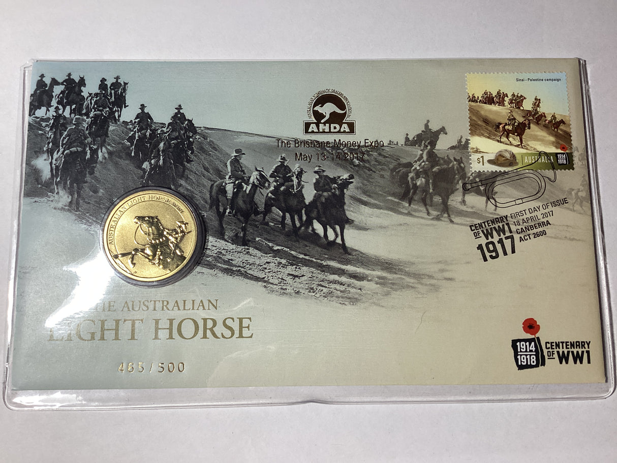 2017 $1 PNC. The Australian Light Horse. ANDA Brisbane