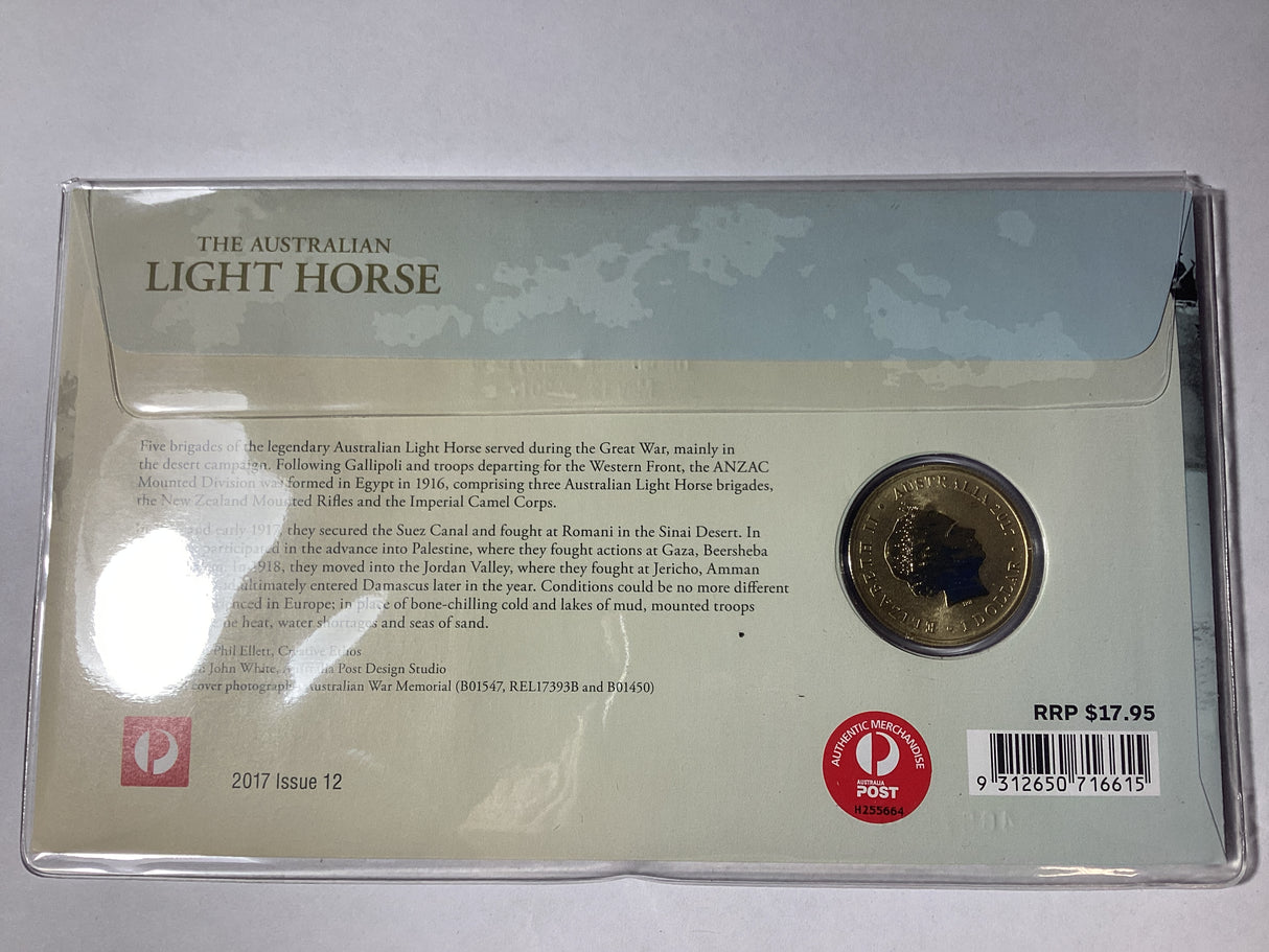 2017 $1 PNC. The Australian Light Horse. ANDA Brisbane