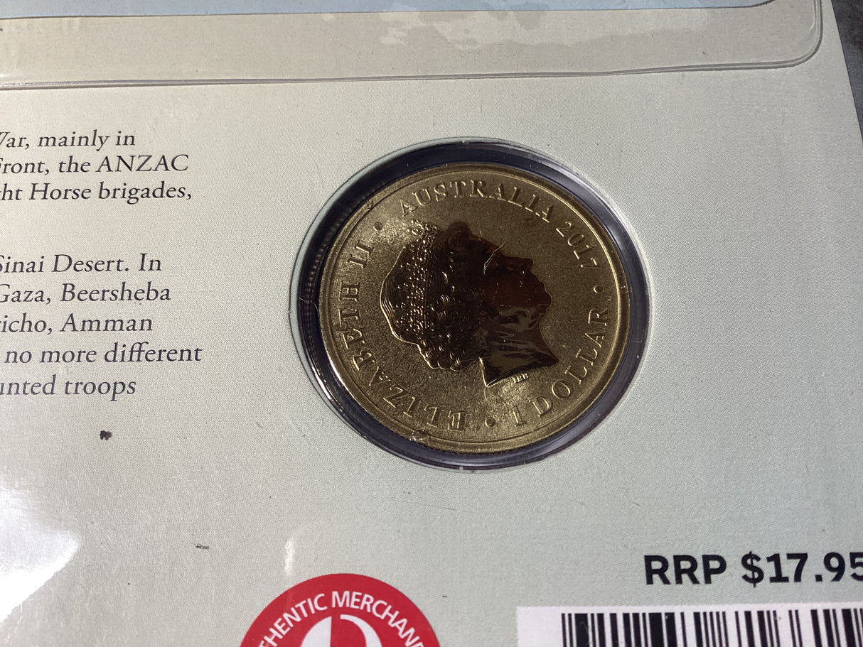 2017 $1 PNC. The Australian Light Horse. ANDA Brisbane
