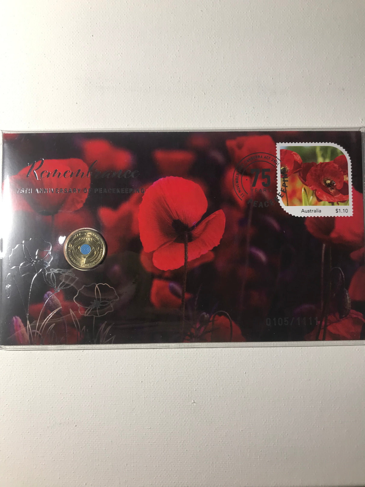 2022 PNC $2 Remembrance 75th Anniversary of Peacekeeping. Impressions 1111 made