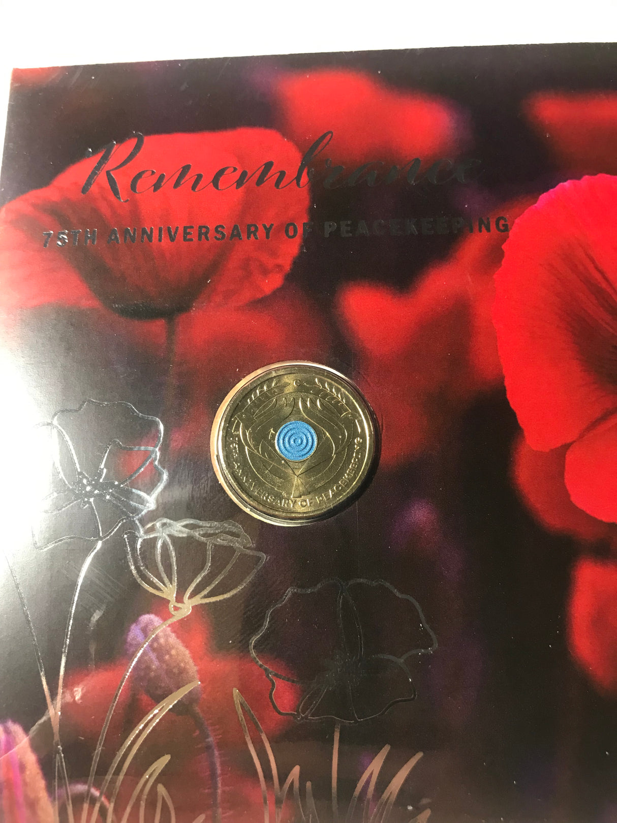 2022 PNC $2 Remembrance 75th Anniversary of Peacekeeping. Impressions 1111 made