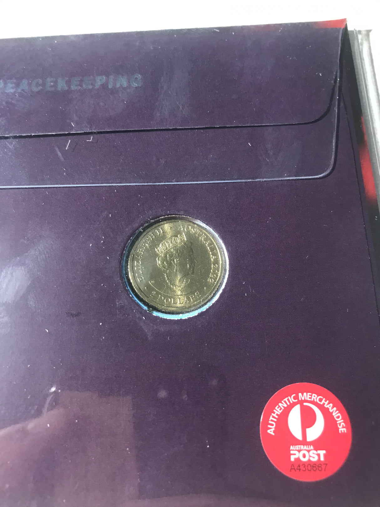 2022 PNC $2 Remembrance 75th Anniversary of Peacekeeping. Impressions 1111 made