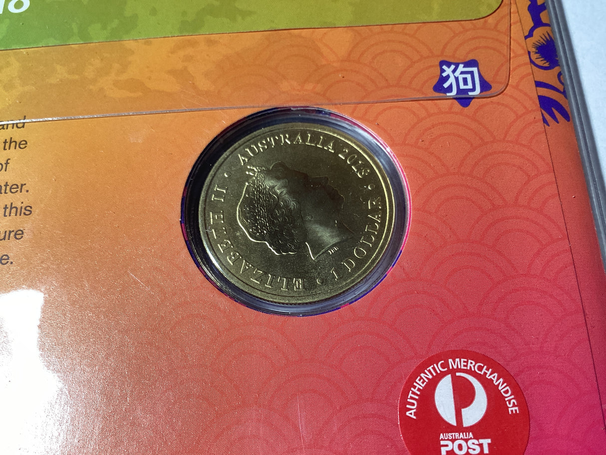 2018 $1 PNC. Year of the Dog. ANDA Perth. 750 made.