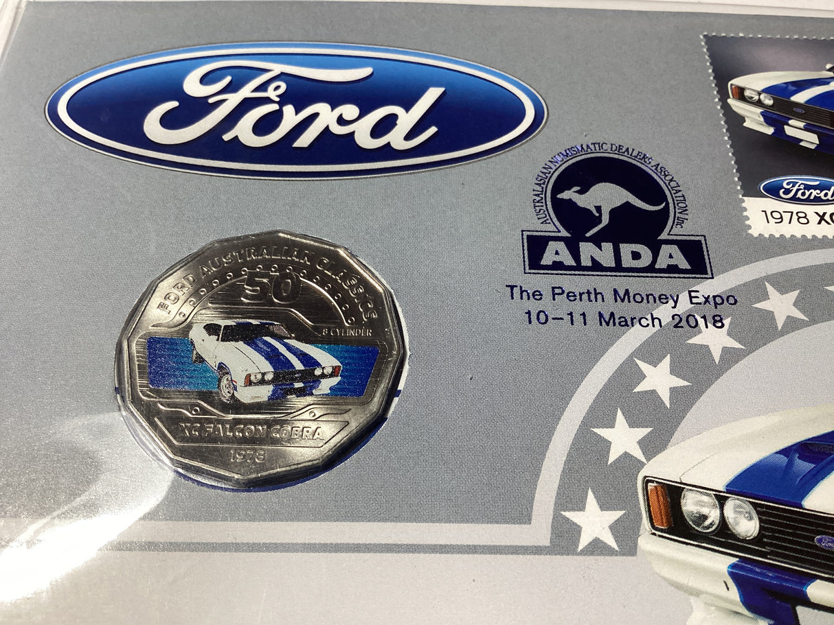 2018 50c PNC. Ford. 1978 XC Falcon Cobra. ANDA Perth