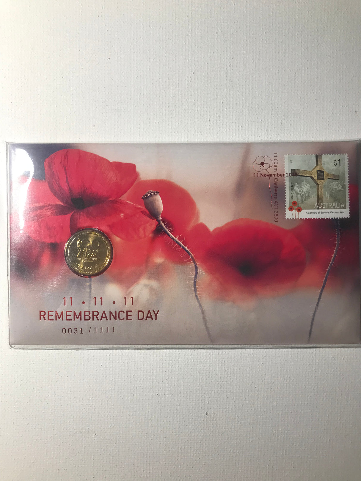 2016 PNC $1 Remembrance Day Impressions. 1111 made