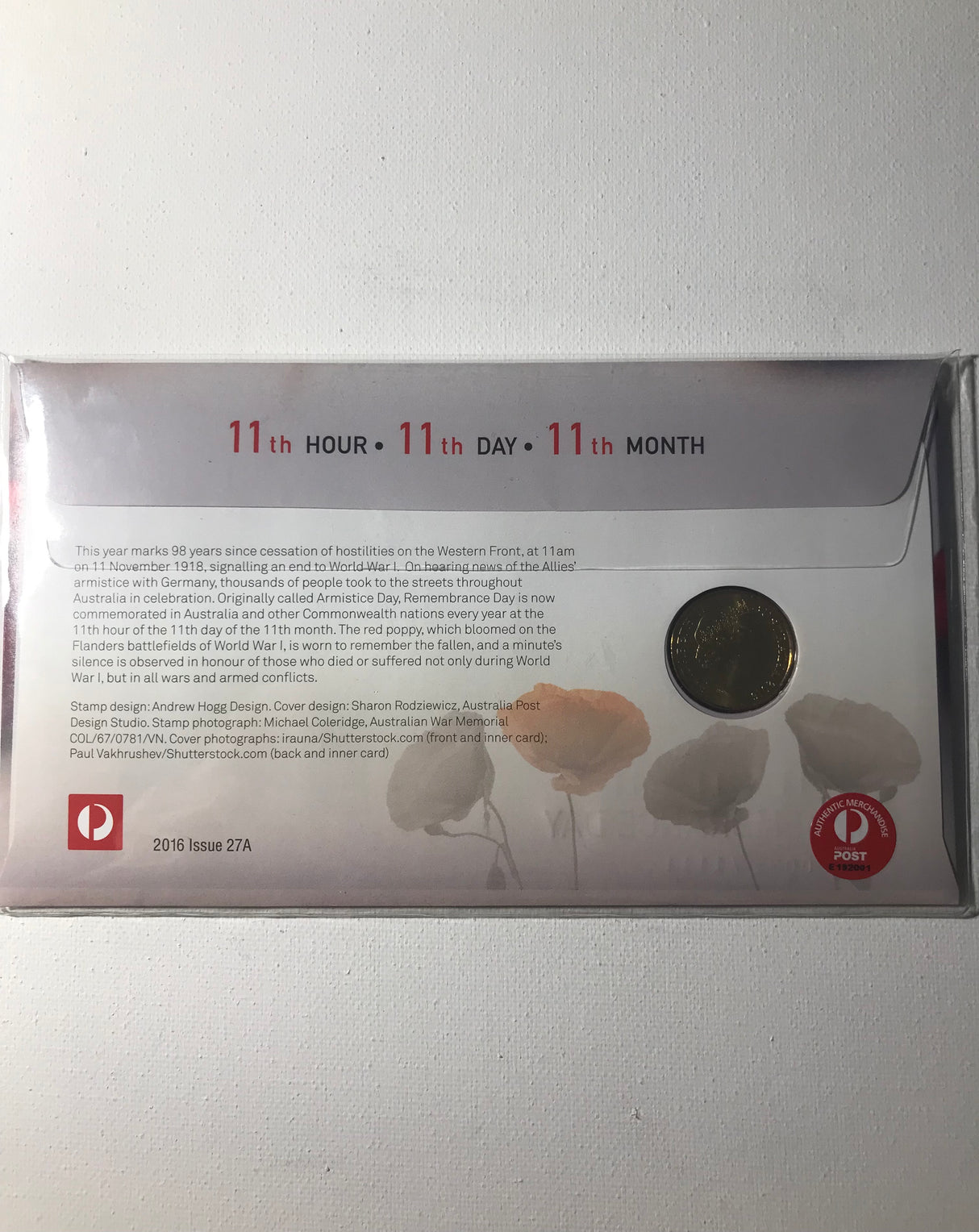 2016 PNC $1 Remembrance Day Impressions. 1111 made