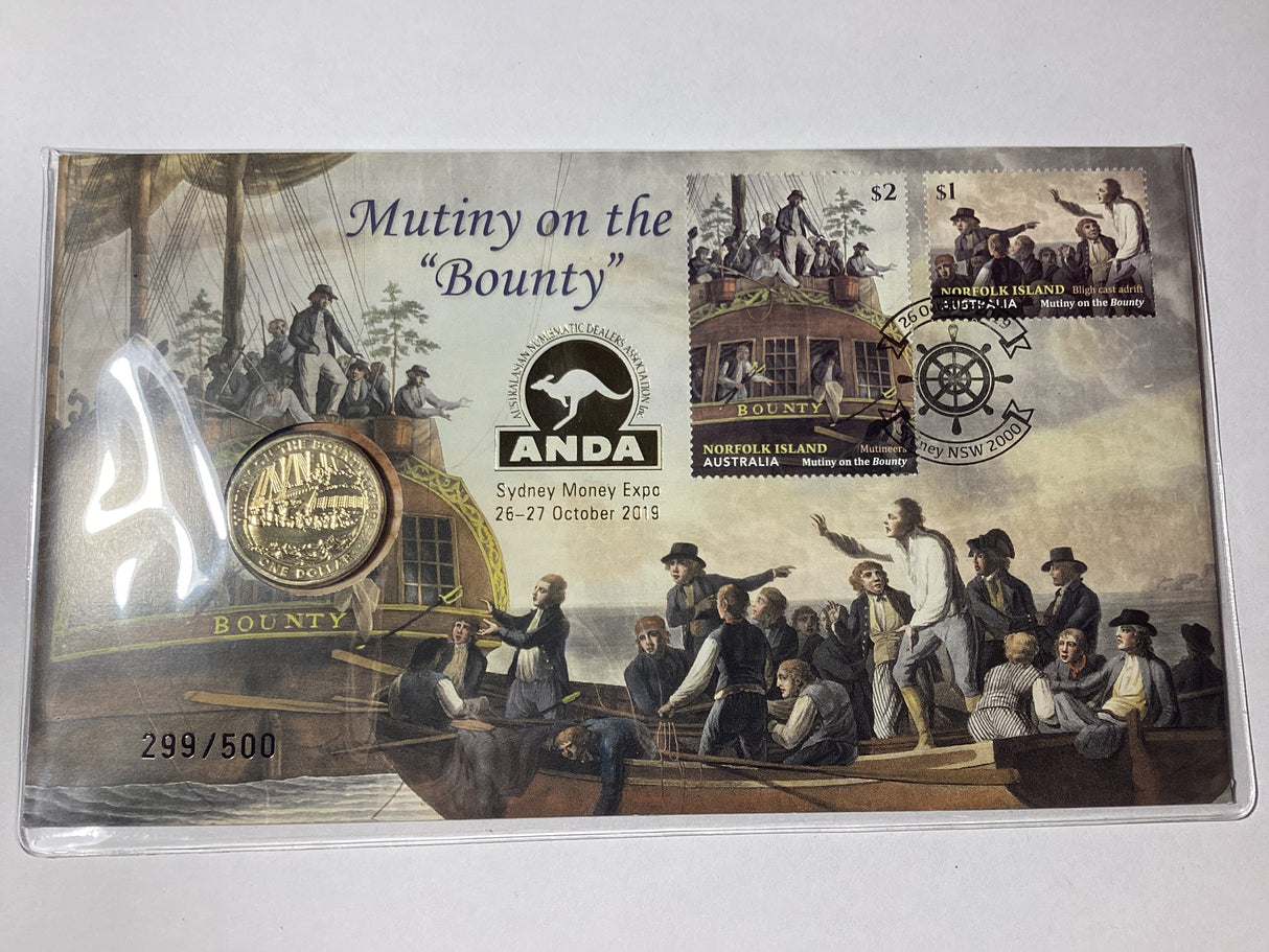 2019 $1 PNC. Mutiny on the Bounty. ANDA Sydney.