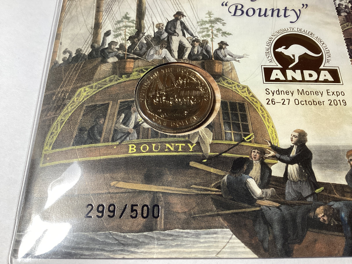 2019 $1 PNC. Mutiny on the Bounty. ANDA Sydney.