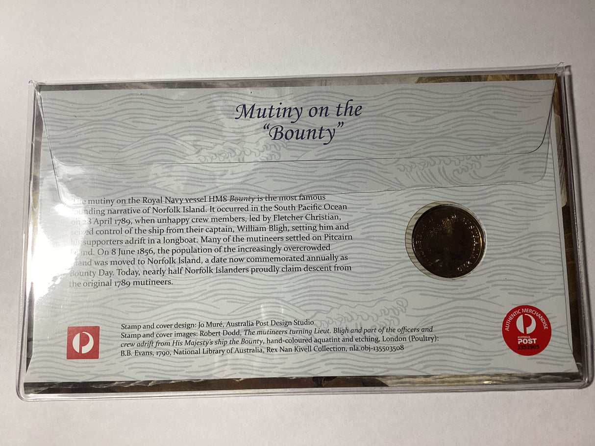 2019 $1 PNC. Mutiny on the Bounty. ANDA Sydney.