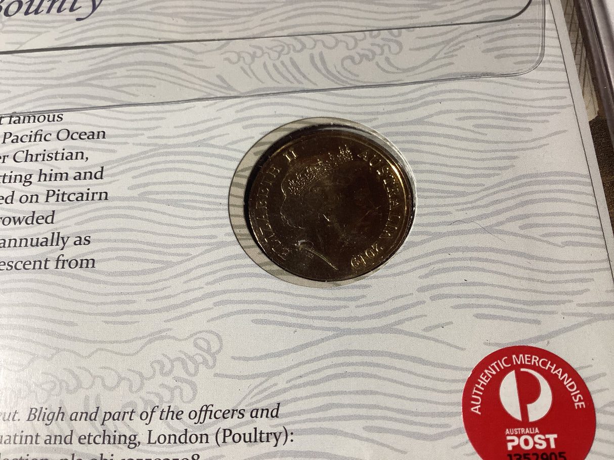 2019 $1 PNC. Mutiny on the Bounty. ANDA Sydney.