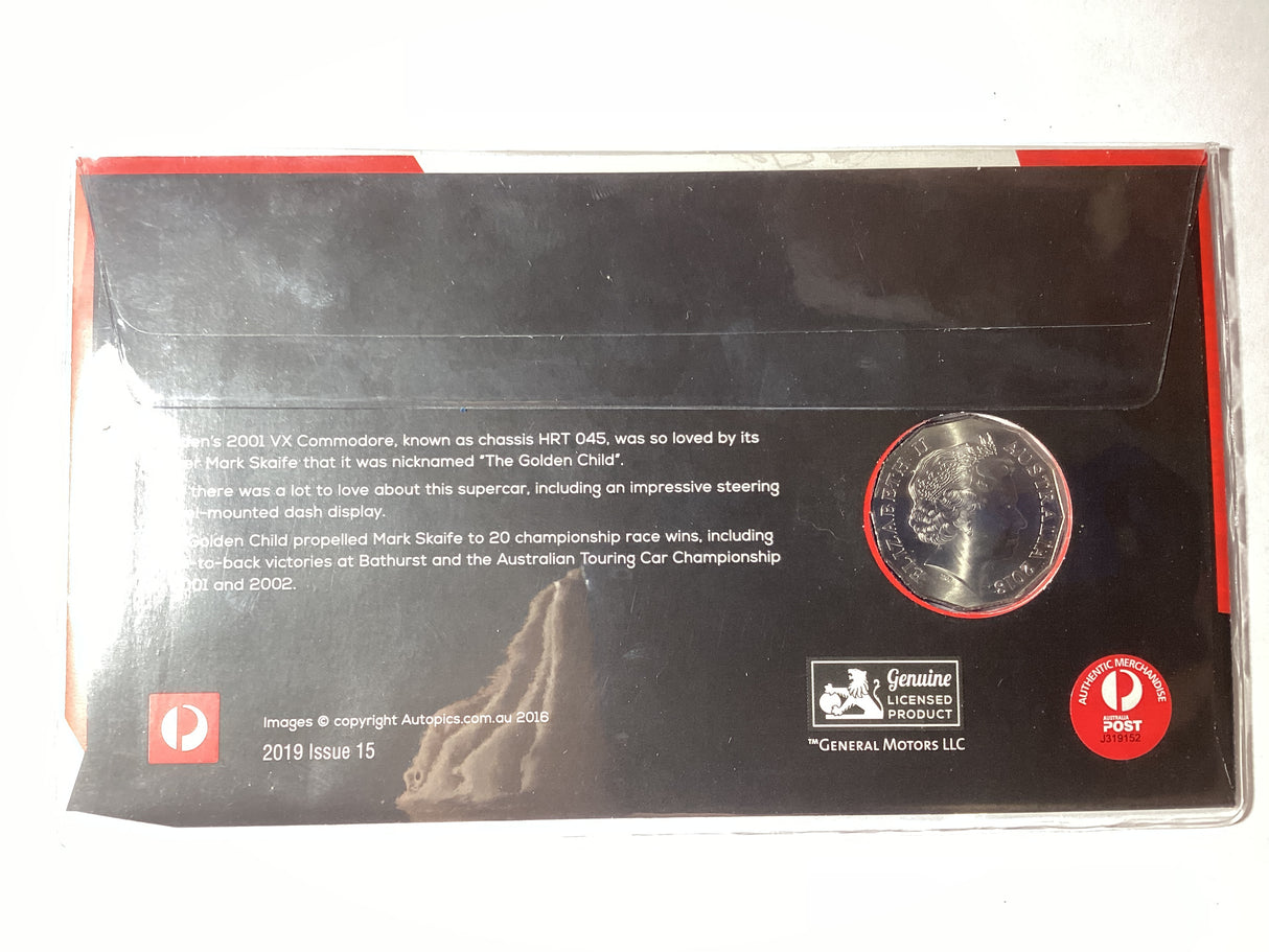 2019 50c PNC. 50 Years of Bathurst. 2001 VX Commodore. ANDA Brisbane. 500 made