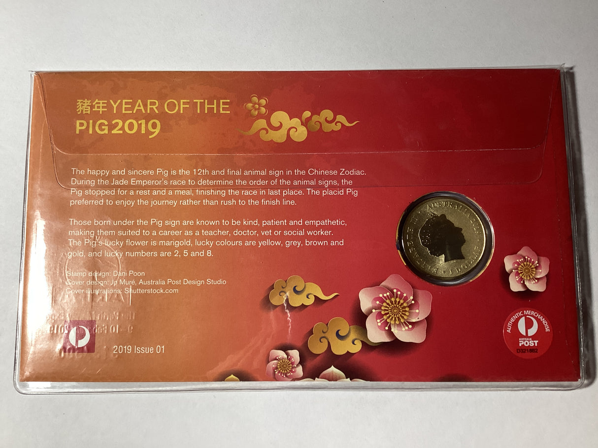 2019 $1 PNC. Year of the Pig. ANDA Perth.