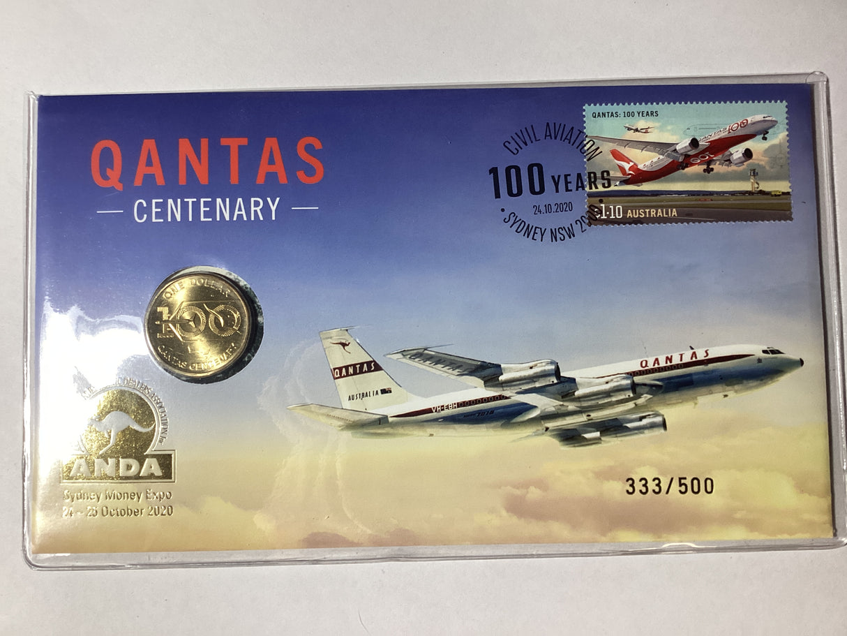2020 $1 PNC. Qantas Centenary. ANDA Sydney.