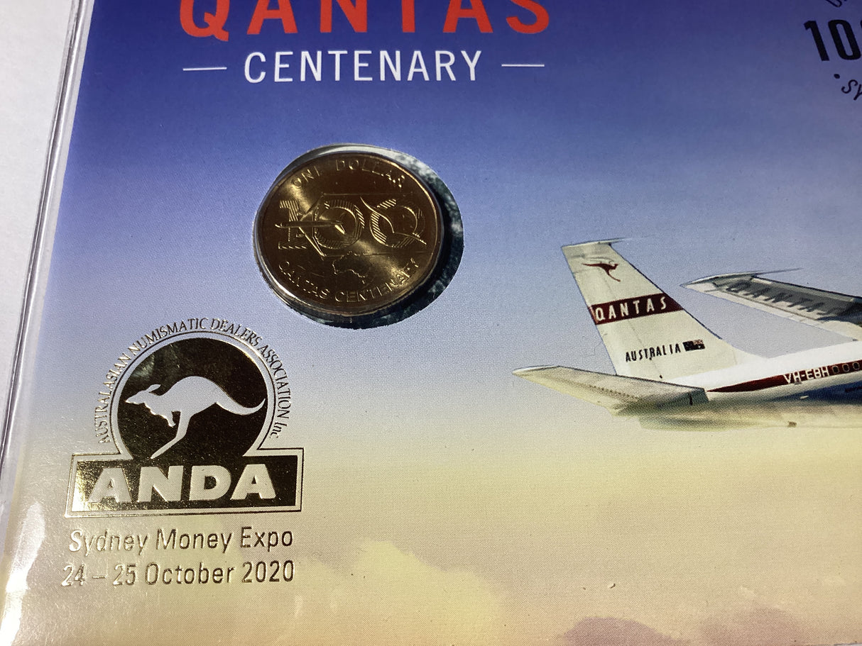 2020 $1 PNC. Qantas Centenary. ANDA Sydney.