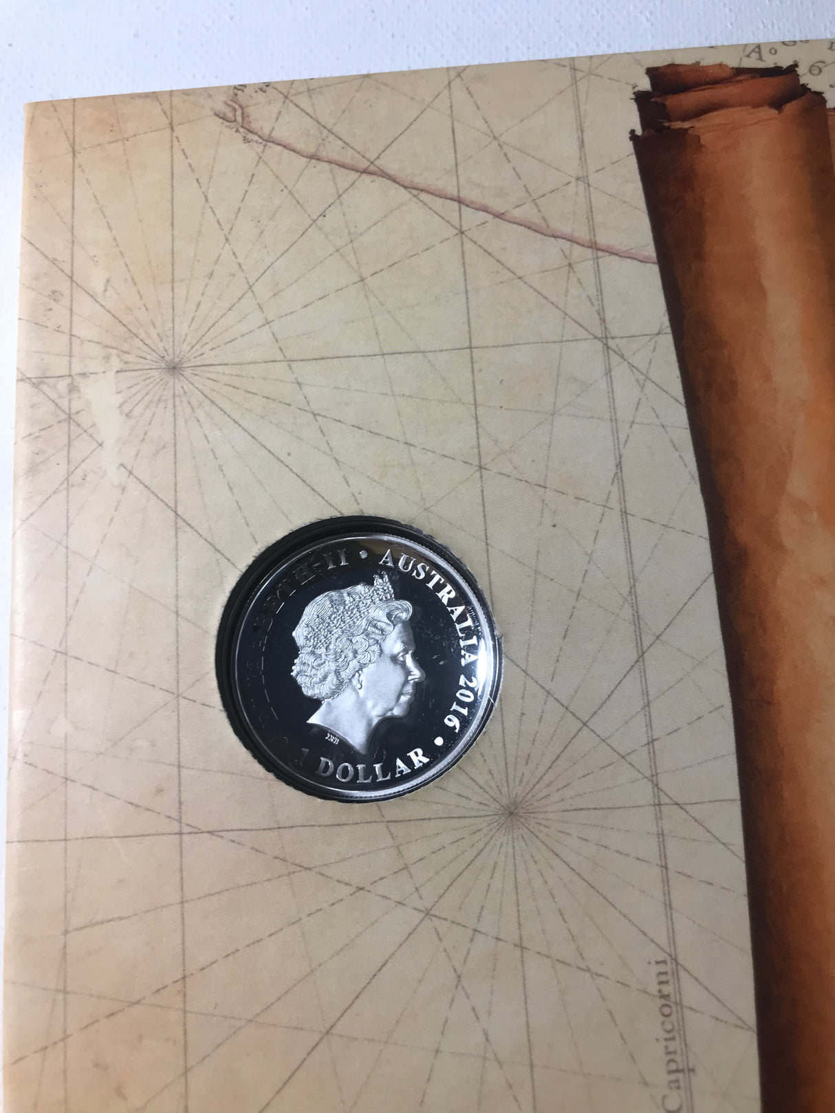 2016 PNC FOLDER Dirk Hartog 1oz Silver Proof Coin - 120 made