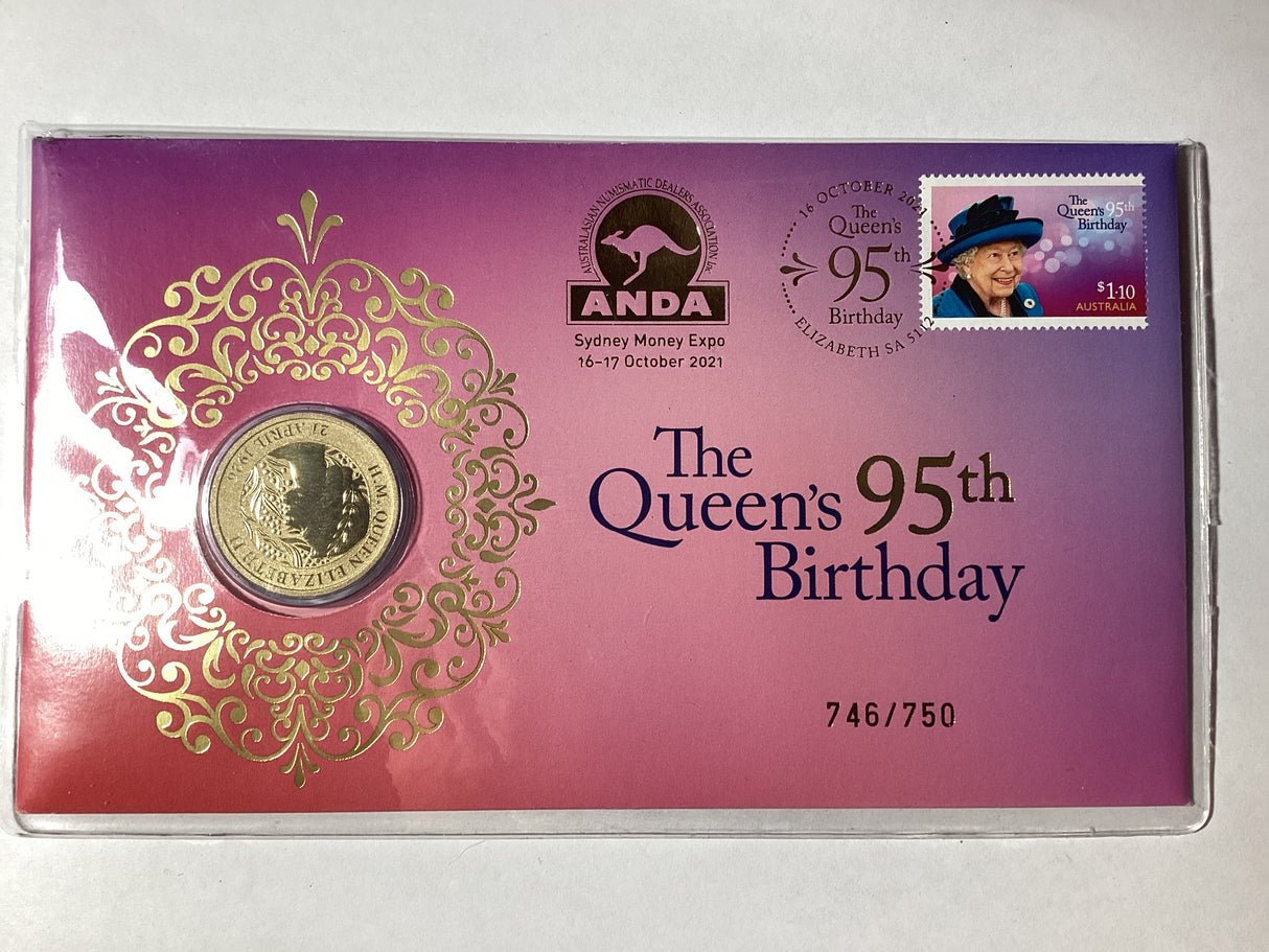 2021 $1 PNC. The Queen’s 95th Birthday. ANDA Sydney.