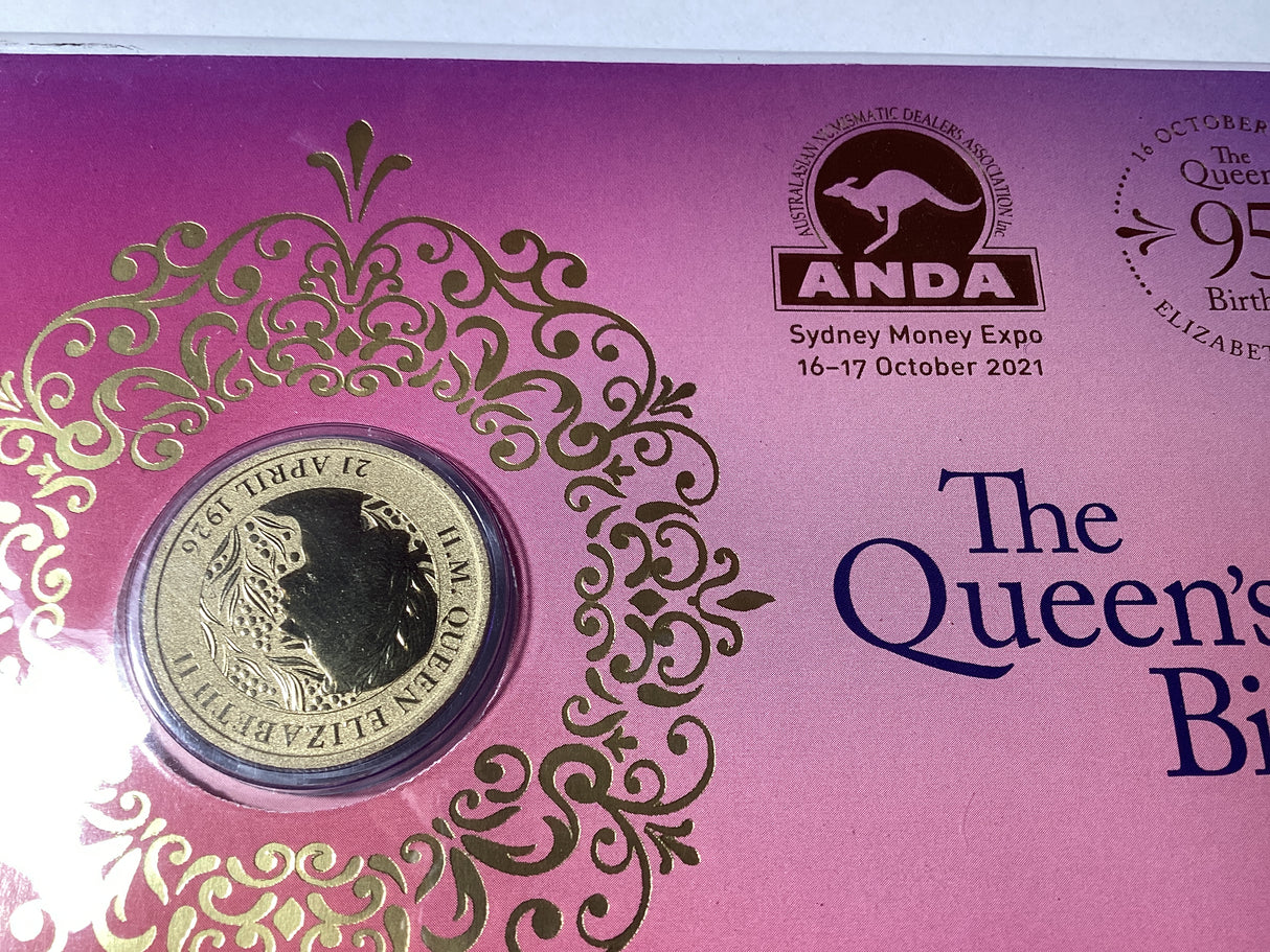 2021 $1 PNC. The Queen’s 95th Birthday. ANDA Sydney.