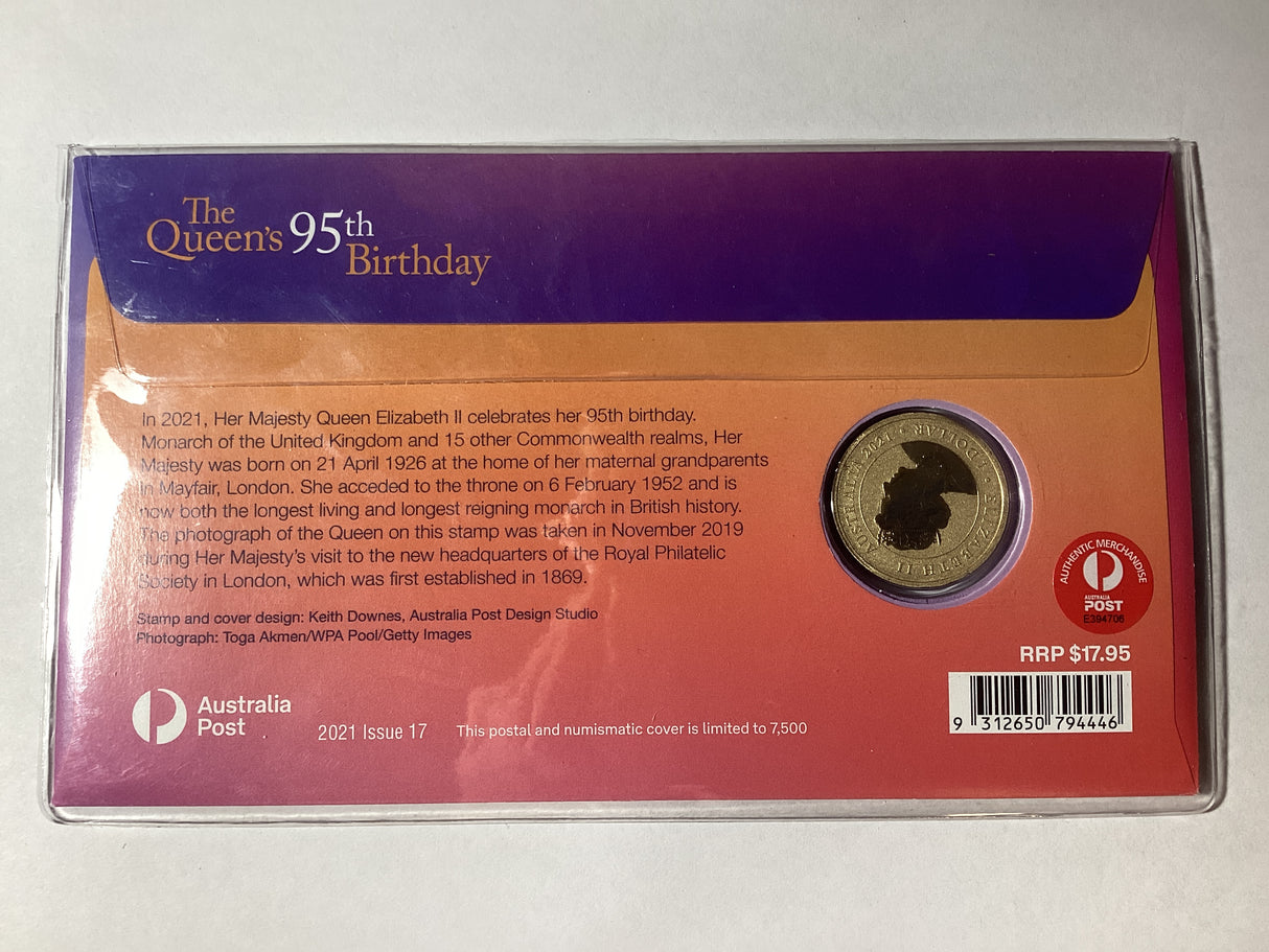 2021 $1 PNC. The Queen’s 95th Birthday. ANDA Sydney.