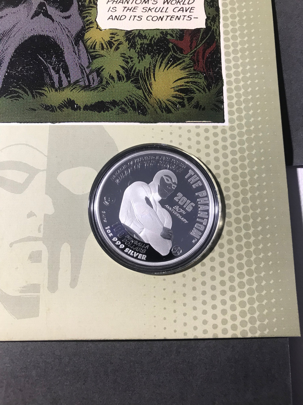 2016 The Phantom Prestige Stamp and Phantasy Coin Set Limited Edition 120 Folder