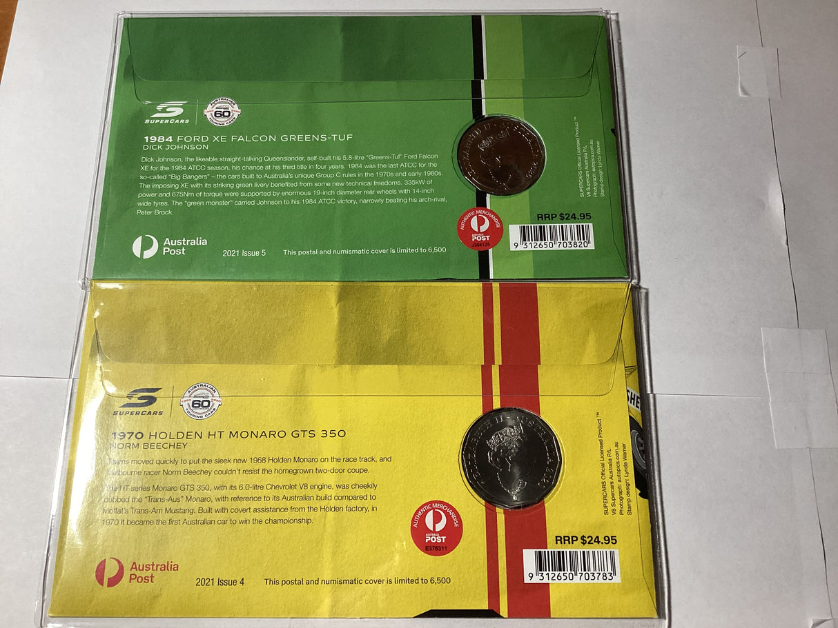 2021 PNC Duo. 1984 Ford XE Falcon, 1970 Holden HT Monaro GST 350. ANDA Brisbane.