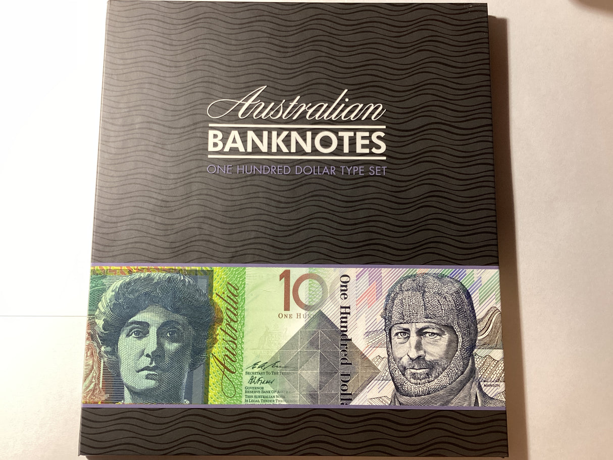 Australian Banknotes $100 Type Set.