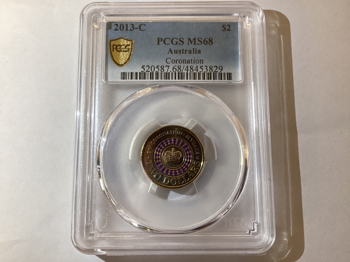 2013-C Mintmark $2 Coronation PCGS MS68.