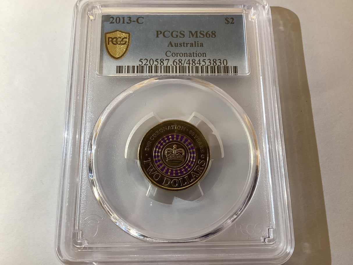 2013-C Mintmark Coronation PCGS MS68.