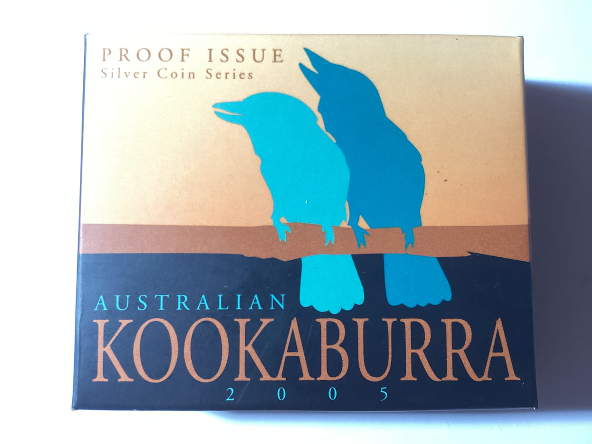 2005 $1 Australian Kookaburra. Silver Proof Coin.