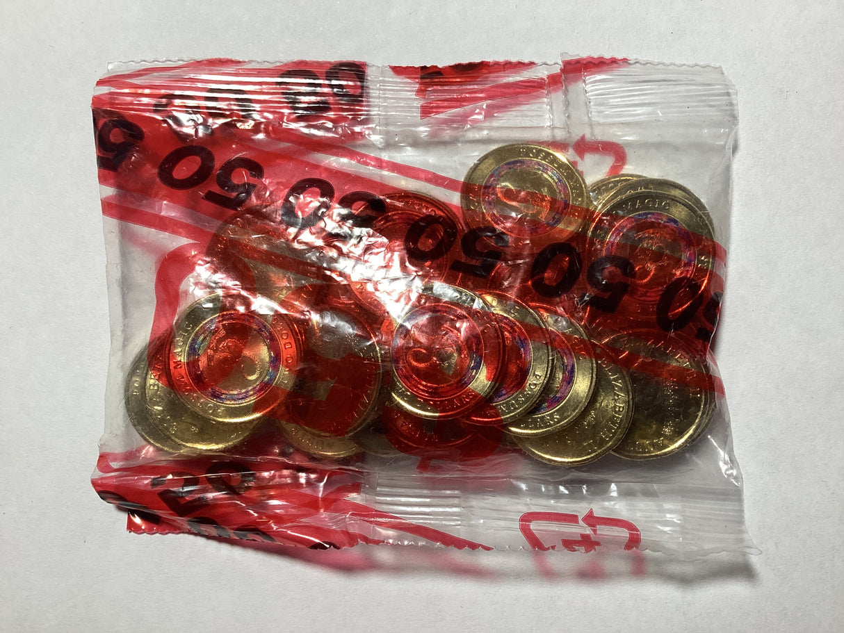 2017 $2 Possum Magic Purple Hush. Security Bag.