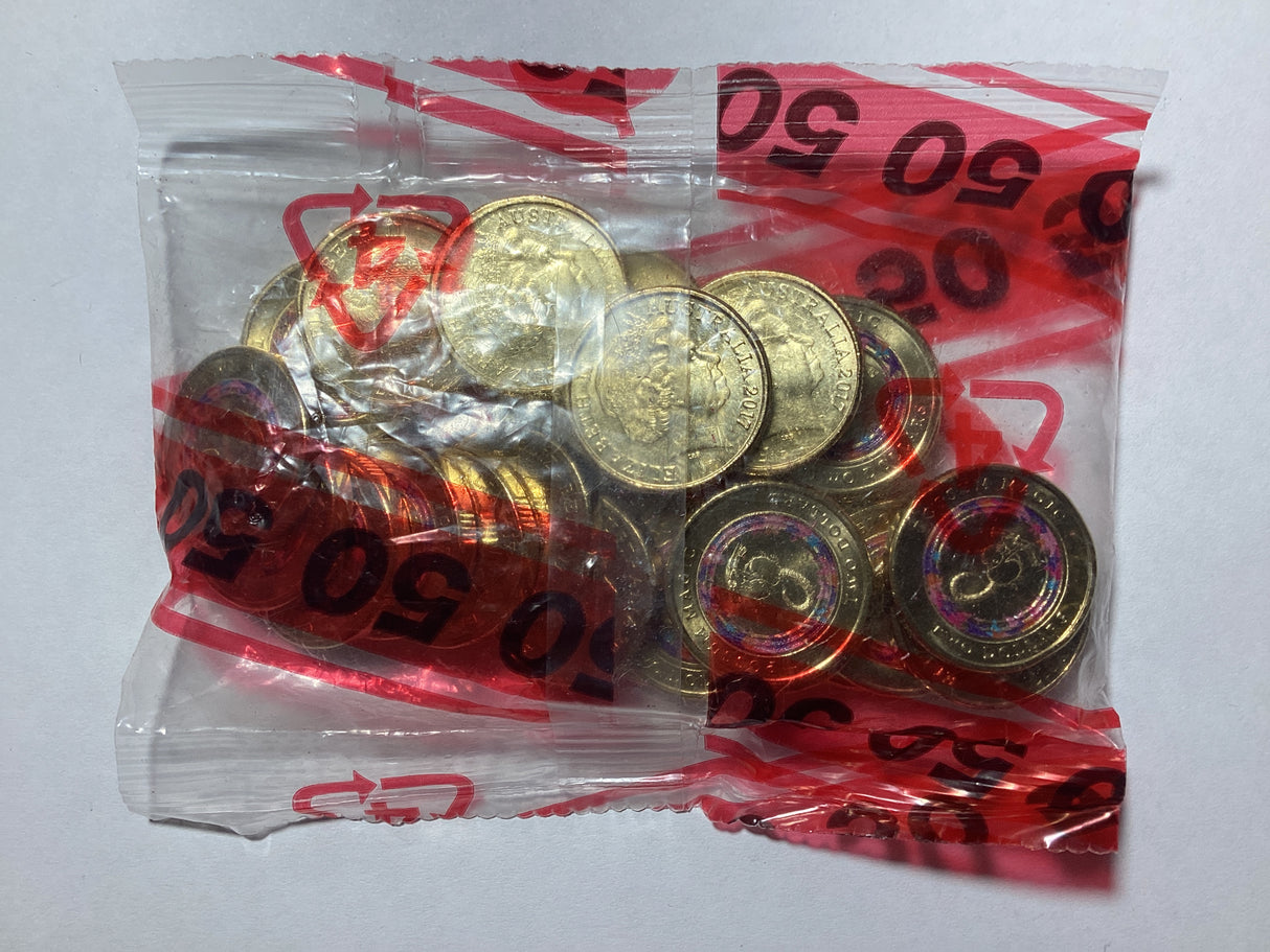 2017 $2 Possum Magic Purple Hush. Security Bag.