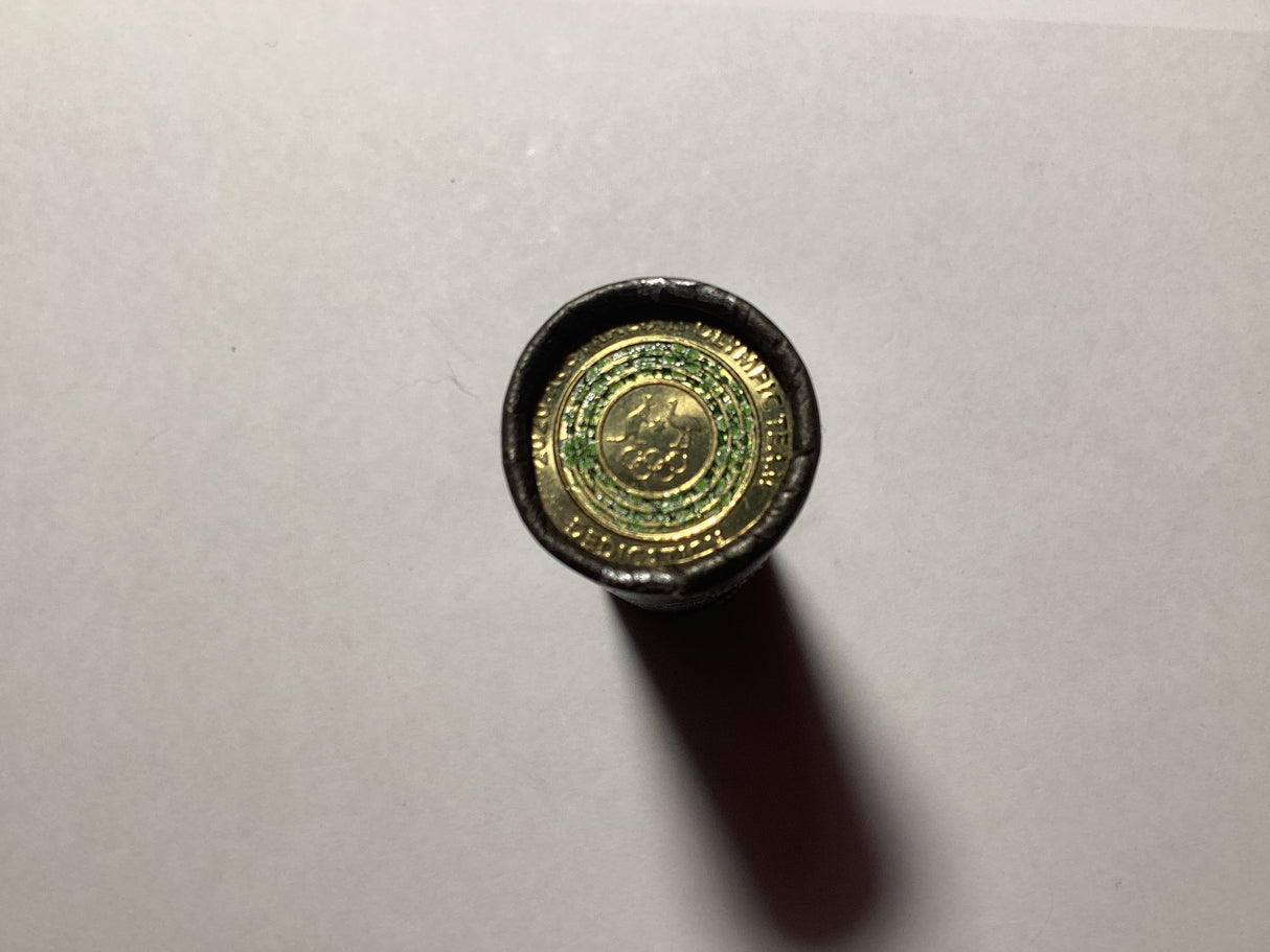 2020 $2 25 Coin Cotton and Co Certified Uncirculated Roll. Olympics. Dedication.