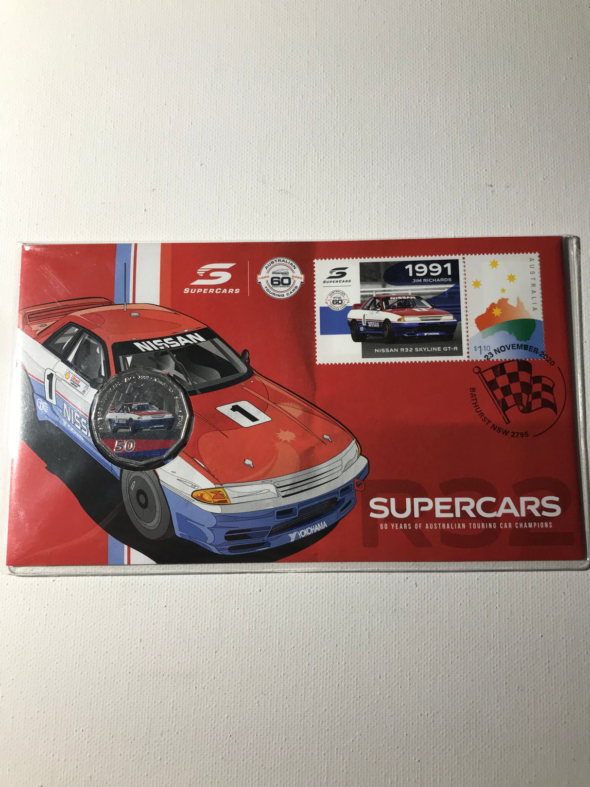 2020 50c PNC 1991 Nissan R32 Skyline GT-R. Supercars